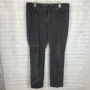 Sonoma Gray Corduroy Straight Pants Size 16